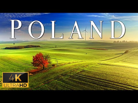 FLYING OVER POLAND (4K UHD) - Calming Piano Music With Stunning Beautiful Nature (4K Video Ultra HD)