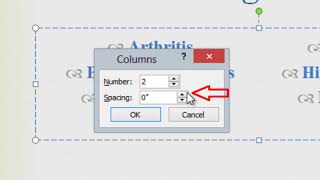 Microsoft PowerPoint: How to Adjust Column Spacing