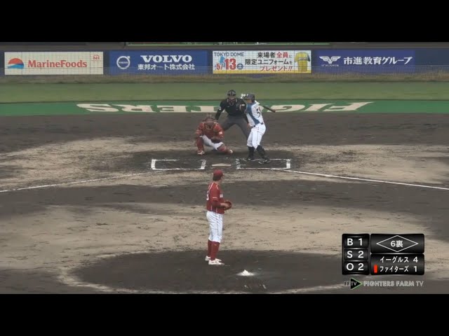 【ファーム】イーグルス・宋家豪の前にファイターズ打線が沈黙 2017/5/10 F-E(ファーム)