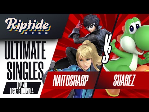 naitosharp vs Suarez - Ultimate Singles Top 48: Losers Round 4 - Riptide 2022 | Joker, ZSS vs Yoshi