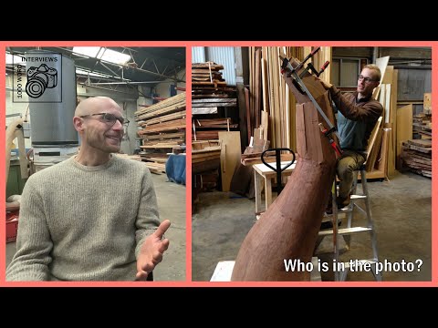 English Conversation Listening Practice (B2). Tobias: Sculpting a giant cocoon.