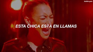 [ Naya Rivera ] - Girl On Fire (Glee Cover) // Español