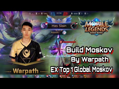 BUILD MOSKOV BY WARPATH #2 "EX TOP 1 GLOBAL MOSKOV" (MOBILE LEGENDS)