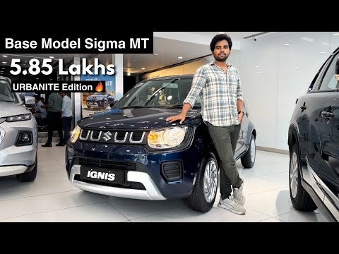 Maruti Suzuki Ignis 2025 | Base Variant Sigma MT | Walkaround Review with Onroad Price List