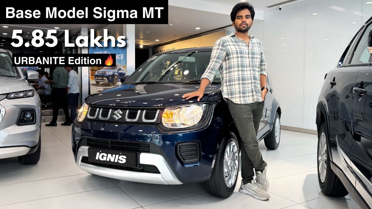 Maruti Suzuki Ignis 2025 | Base Sigma MT Walkaround Review with Onroad Price List