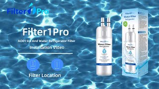 AO01 EDR1RXD1 W10295370A Filter 1 Water Filter with 3 pk AF01 Fresh Flow W10311524 Air Filter