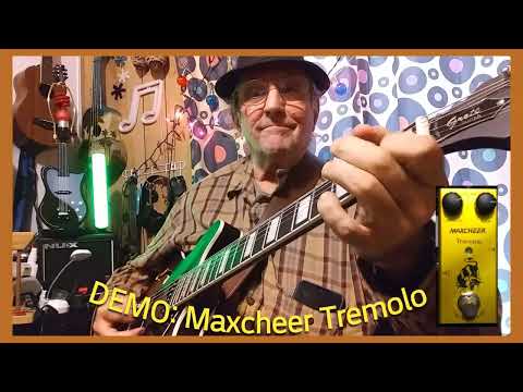 DEMO: The Cheapest Tremolo Pedal on Amazon!  *MAXCHEER TREMOLO. 👍
