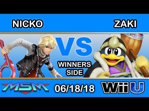 MSM 151 - FAD | Nicko (Shulk) Vs. Zaki (King Dedede) Winners Side - Smash 4