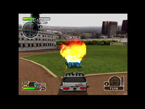 Twisted Metal 3 - PSX - Roadkill - Full Playthrough Movie