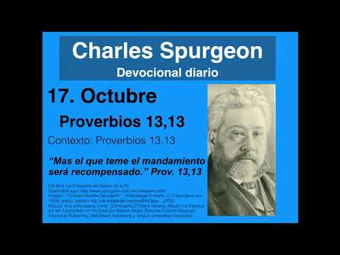 Proverbios 13,13. Devocional de hoy. Spurgeon en español.