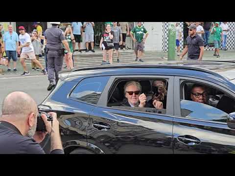 Video Paul McCartney chegando para show no Allianz Parque São Paulo 07/12/2023