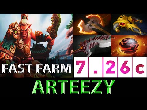 Arteezy [Troll Warlord] 947 GPM Absolute Fast Farm ► Dota 2 7.26c