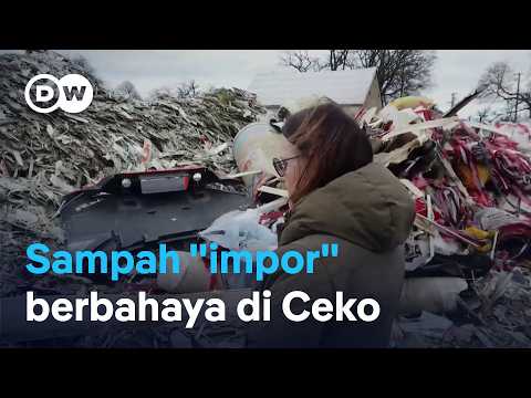 Banyak sampah "impor" berbahaya dari sebuah perusahaan Jerman, warga Jiříkov Ceko protes