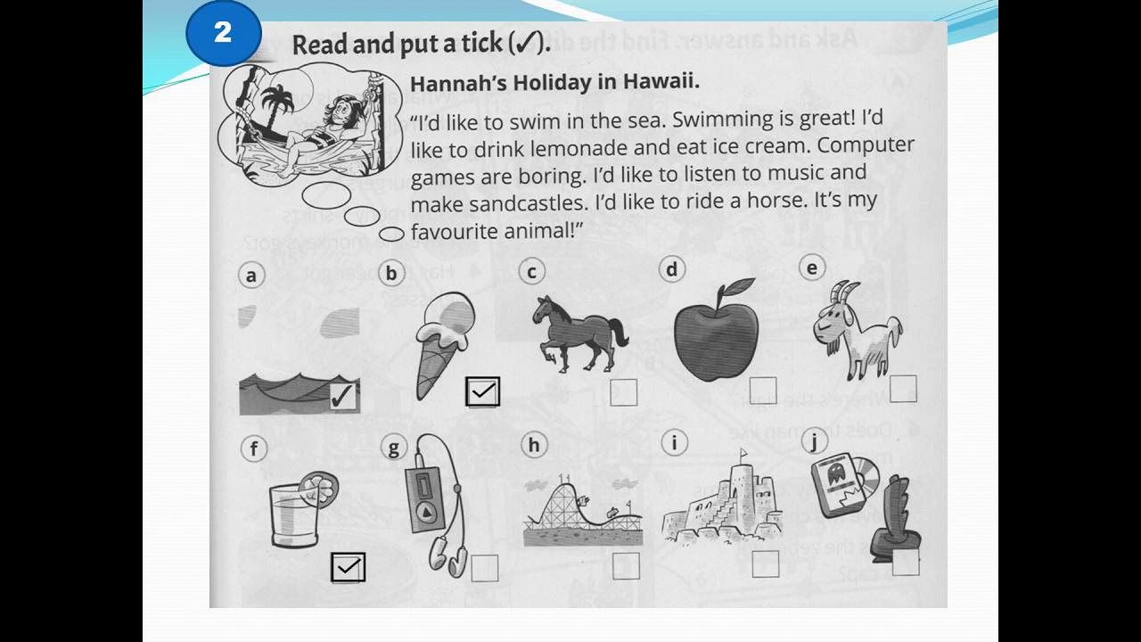 Quick Minds 2, Unit 8, Tests