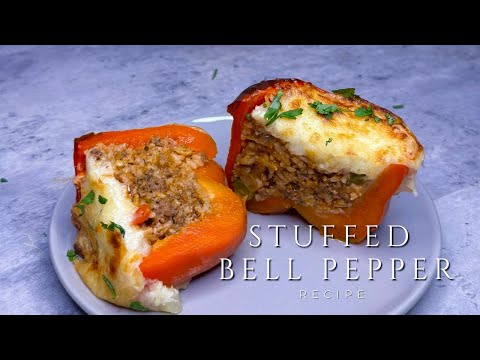 STUFFED BELL PEPPERS | HOW TO MAKE STUFFED BELL PEPPERS | EASY DINNER RECIPE