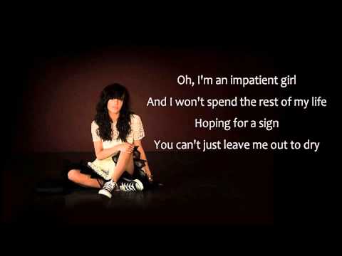 Kate Voegele - Impatient Girl (LYRICS ON SCREEN)