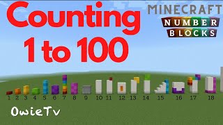 COUNTING 1 to 100 Minecraft Numberblocks Learn to 