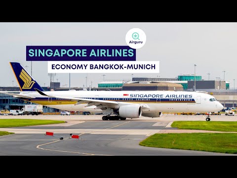 Singapore Airlines Economy A350 & A330 Review: Bangkok - Munich