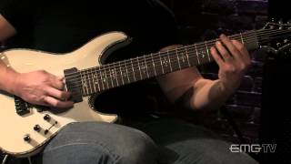 Luke Jaeger of Sleep Terror plays 8 string guitar, Bruxist on EMGtv