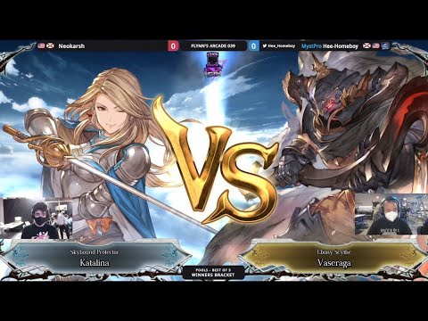 Flynn's Arcade 39 Winner Bracket Neokarsh (Katalina)Vs Hee-Homeboy (Vaseraga)Granblue Fantasy:Versus