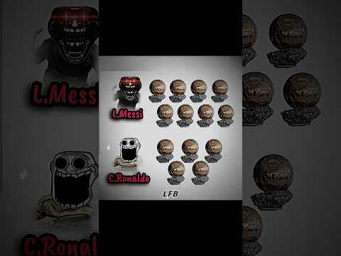 Messi🇦🇷 vs Ronaldo🇵🇹in the trophies🏆🔥#shorts #ronaldo #messi #trophy #goat #comperison