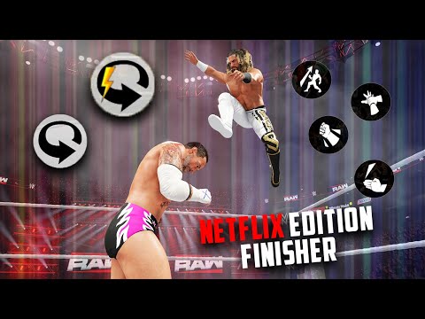WWE 2K25 Netflix Edition - All Super Finishers (Super stomp,Avalanche riptide & more)
