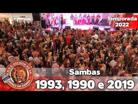 Estácio de Sá 1993, 1990 e 2019 | Samba ao vivo no Salgueiro Convida #SC22