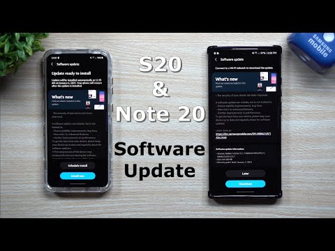 Galaxy S20 & Note 20 Series - New Software Update Pushed Today