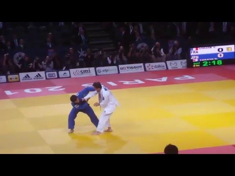 Le Waza ari gagnant de Naohisa Takato face à Vincent Limare (finale -60kg)