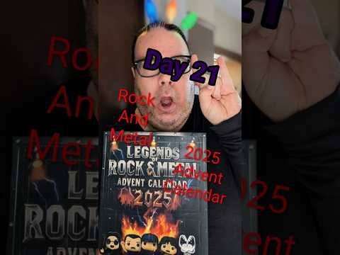 Rock and Metal Advent Calendar Day 21 for 12/21/2025 #advent #christmas #calendar #vlog #metal #rock