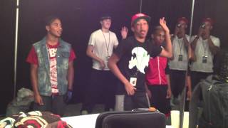 Mindless Behavior learning Choreo to Jacob Latimore&#39;s You Come First Part 3