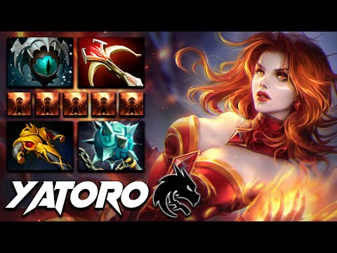 Yatoro Lina Amazing Fire Carry - Dota 2 Pro Gameplay [Watch & Learn]