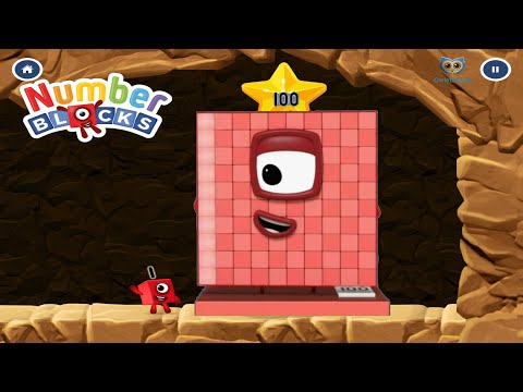 Let's Find Numberblock 100 !!! in Caves  - Numberblocks Number Magic Run #4 with Surprises