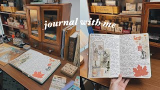 journal with me | writing a simple memory from 2021📜 vintage theme