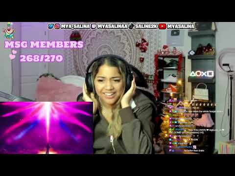 Mya Salina REACTS to "Lil Tecca - Blessing (Official Visualizer)"