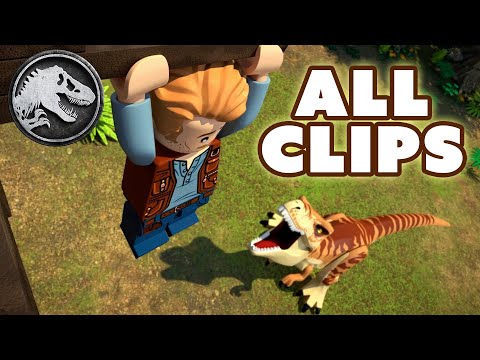 Jurassic World LEGO The Secret Exhibit ALL CLIPS Compilation