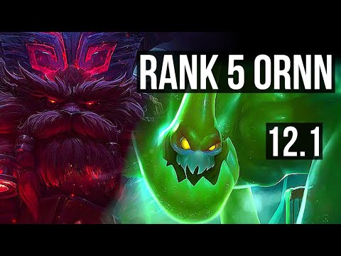 ORNN vs ZAC (TOP) | Rank 5 Ornn, 4/1/5 | EUW Grandmaster | 12.1