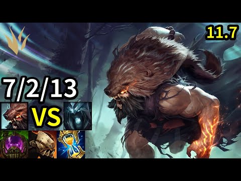 Udyr Jungle vs Karthus - KR Grandmaster | Patch 11.7