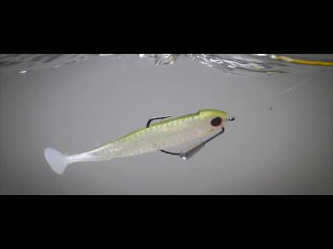 Shad Delalande DJ Line 14cm 7g White Red Head 61