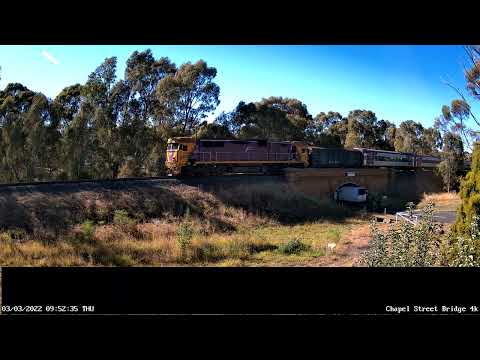V/Line Swan Hill Train vs Risky Driver - 3rd March 2022