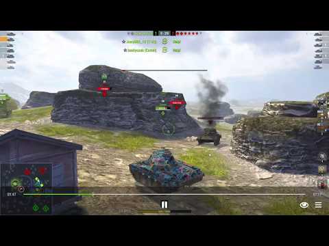 World of Tanks Blitz || M41 Bulldog 1vs3 - 3k damage, ace tanker