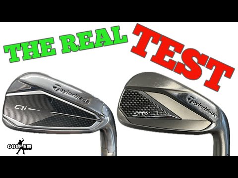 THE REAL TEST,  TAYLORMADE QI IRON V STEALTH IRON  - QI'S BIGGEST TEST