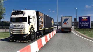 ETS2 gameplay decouverte de la Rusmap 2.55 c est cool 😁😍