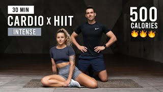 30 MIN FULL BODY CARDIO HIIT Workout (Intense No E