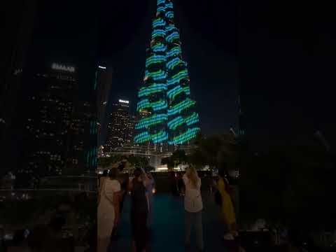 Dubai City Burj Khalifa Emaar Beautiful Beach Road On Road Near On Nie#shorts #viralreels #trending