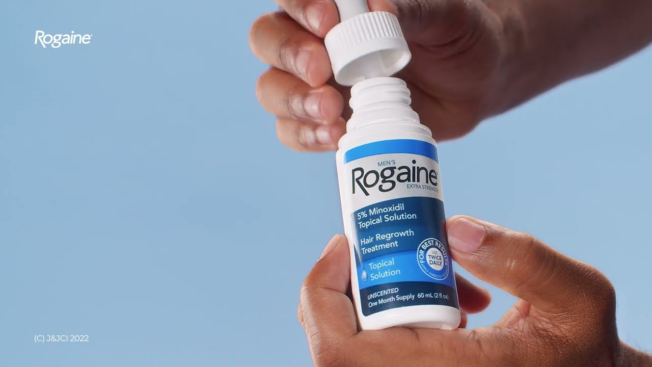 How to Use Men's Rogaine® Topical Solution thumnail