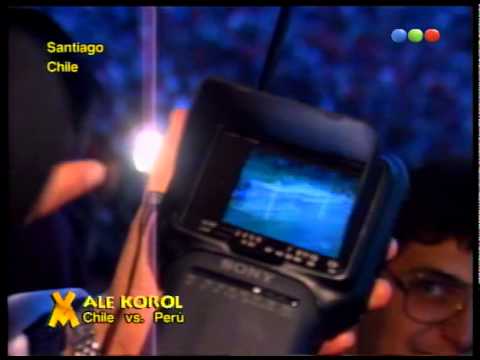 Ale Korol en Chile vs Perú, en la tribuna - Videomatch 97