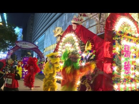 Hong Kong: parade du Nouvel An chinois