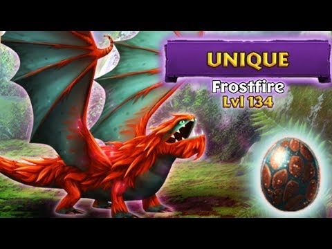 Frostfire (New Unique Woolly Howl) Titan Mode Max Level 134 | Dragons: Rise of Berk