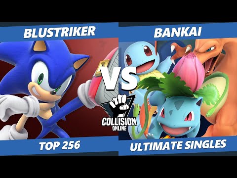 Collision Online Ultimate Top 256 - DU | Bankai (Pokemon Trainer) Vs. SGG | BluStriker (Sonic) SSBU